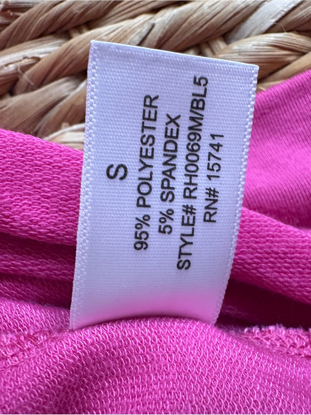 Pink Relaxed Women's Pullover Sweatshirt with V-Inset size small - Picture 13 of 14
